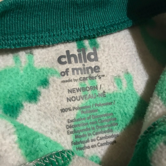 Fleece dinosaur print one piece - Picture 5 of 5